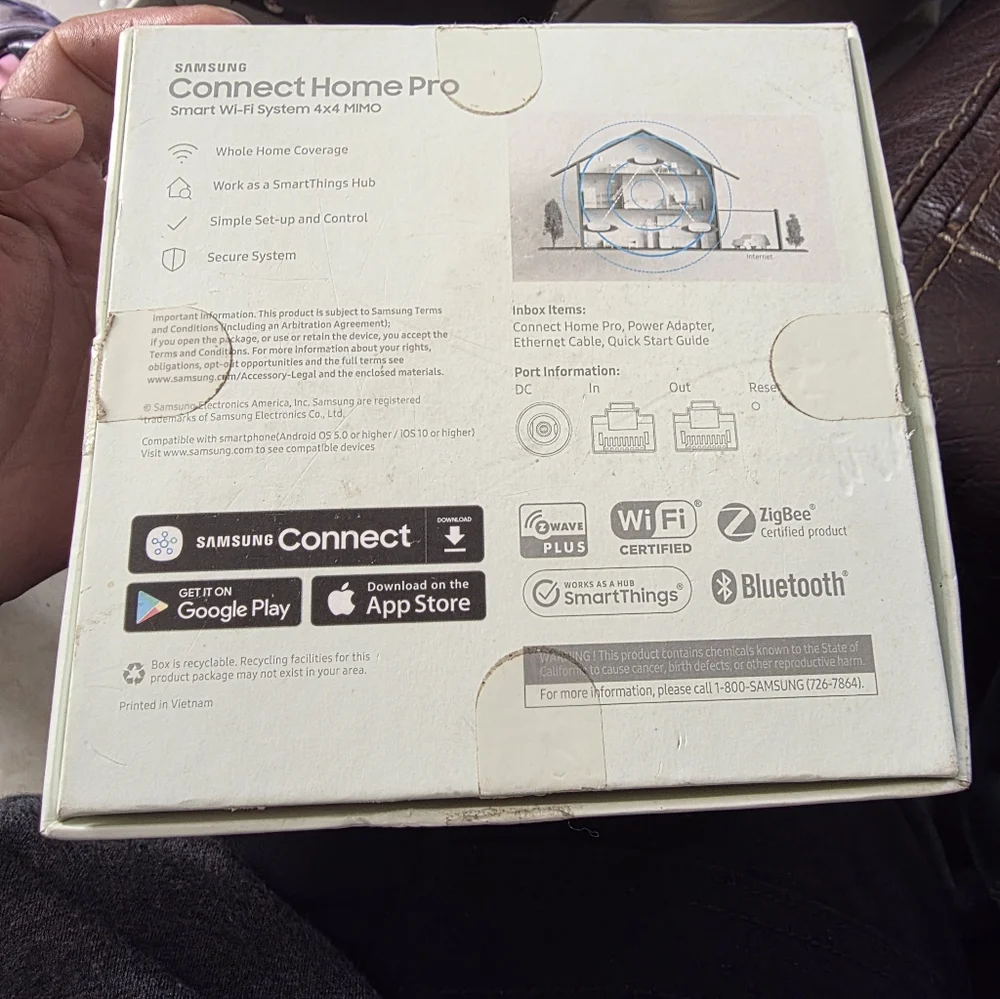 Samsung Connect Home Pro Wi-Fi System in White